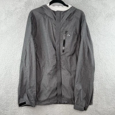 Paradox Rain Jacket Men’s Large Gray Zip Up Hooded Pockets Outdoors Lightweight - Image 1 of 4