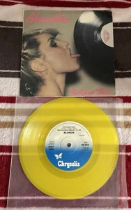 Blondie Picture This 7" Yellow vinyl single with Sleeve original 1978 pressing - Picture 1 of 2