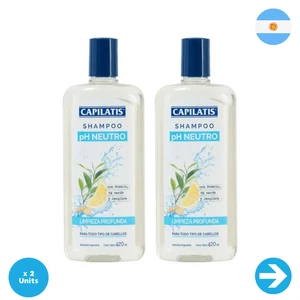 Capilatis - Shampoo pH Neutro Limpieza Profunda 420 Ml x2 Unid - Picture 1 of 1