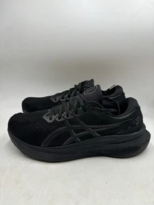 Asics Gel Kayano 30 Running Shoes in Men's Size 10 Triple Black Mesh 1011B548 - Picture 1 of 9