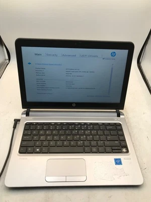 HP ProBook 430 G3 Intel Celeron 13" Laptop 8GB RAM- BOOTS BIOS/SCRATCHED -MZ - Image 1 of 4