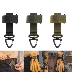 Mini Karabiner Clips taktische Schlüsselanhänger Handschuh hängende Gurthalter - Bild 1 von 15