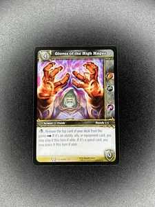 World of Warcraft TCG Illidan 209/252 Gloves of the High Magus - Picture 1 of 2