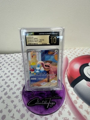 Lickitung 180/162 SV05: Temporal Forces Holo CGC Pristine 10 - Image 1 of 2