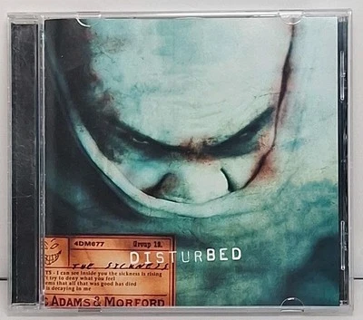 Disturbed The Sickness компакт-диск [чистый] [отредактированный] (Nu-Metal) сентябрь 2000 быстрая доставка  - Изображение 1 из 4