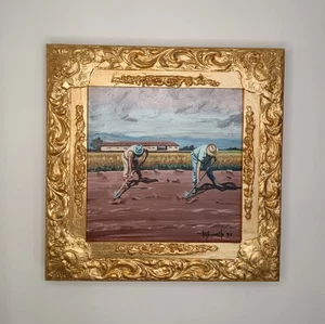 Fascianelli Domenico ( XX Secolo) dipinto olio su legno - Foto 1 di 8