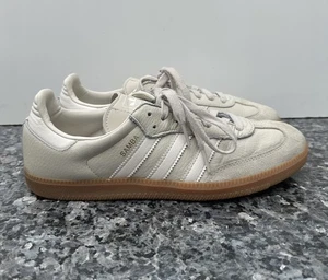 Adidas Samba OG beige Aluminium Gummisohle Turnschuhe Damen US 10 IE7013 - Bild 1 von 10