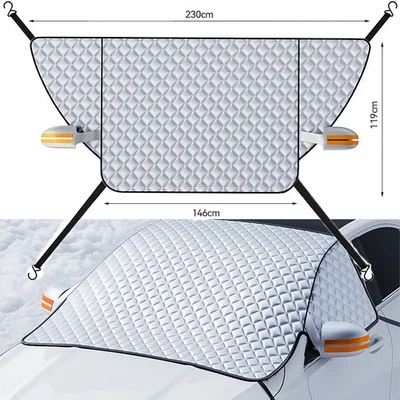 Winter Car Windshield Cover Front Window Cover for Ice and Snow Frost Protector Foto 1 de 4