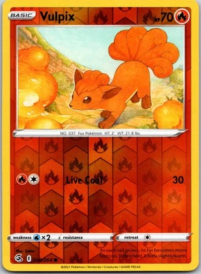 Vulpix (28) 028/264 - SWSH08: Fusion Strike Reverse Holo - Image 1 of 2