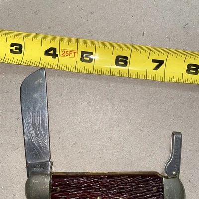 Cuchillo de aparejo Schrade Walden 735 de colección con espiga Marlin cuchillo único  Foto 1 de 4