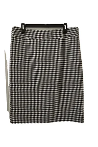 Kasper  Women's Black/White Pensil Skirt with Lining ,SZ 10 - Picture 1 of 6
