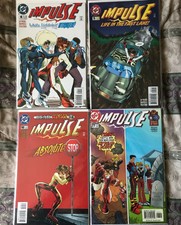 Impulse #4-5, 10, 77 (1995-96, 2001) DC Comics Flash