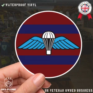 Airborne Royal Engineers Sticker/Decal - 10cm - Waterproof Vinyl - WINGS - Picture 1 of 5