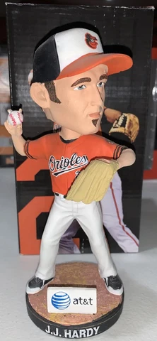 BALTIMORE ORIOLES 2012 JJ HARDY SGA FAN CHOICE BOBBLEHEAD MILWAUKEE BREWERS Cover
