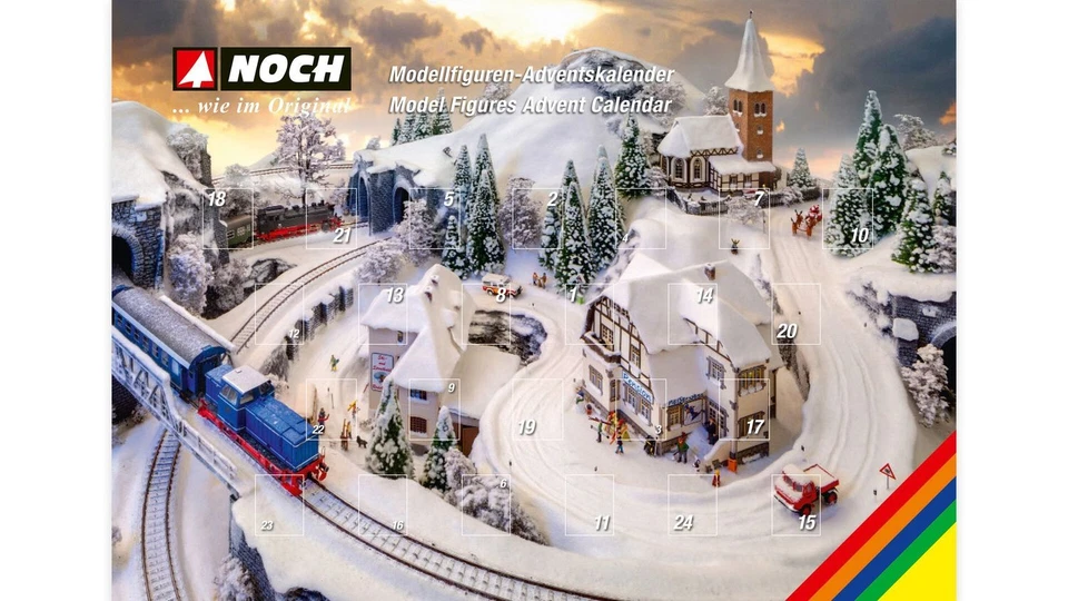 Noch H0 15997 Figuren-Adventskalender 24 Figuren - Bild 1 von 1