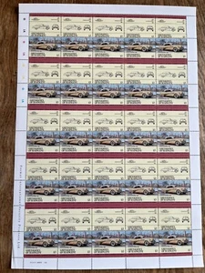 1984 CARS Buick "Roadmaster Riviera"-  50x3$ ** Sheet-Grenadines of St.Vincent - Picture 1 of 2