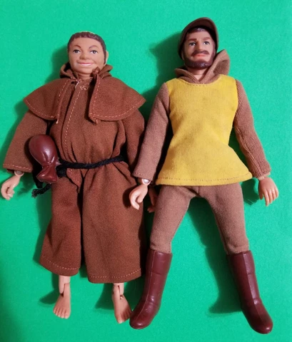 Mego Robin Hood Lot. Little John, Friar Tuck.+ Robin Hood Clothes, Accessories Cover