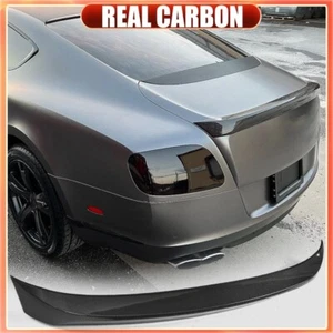 REAL CARBON Rear Spoiler Boot Wing For Bentley Continental GT Coupe 2012-2014 - Picture 1 of 13