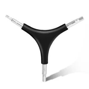 Chiave esagonale bici 3 vie chiave 4/5/6 mm forma Y chiave a brugola acciaio strumento riparazione bici - Foto 1 di 6