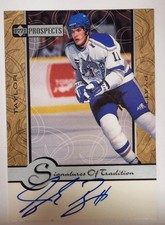 1999-2000 Upper Deck Prospects Taylor Pyatt Autograph 