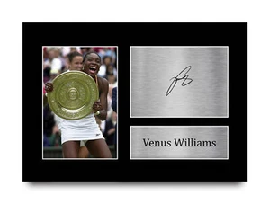 Foto autógrafa preimpresa firmada por Venus Williams regalo para un fanático del tenis - Imagen 1 de 17