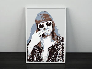 KURT COBAIN - NIRVANA - Print on Satin Photo Paper - Unframed - Choose Size - Picture 1 of 5