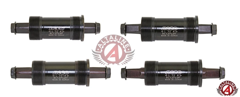 NECO Bicicleta Soporte Inferior Sellado Cojinete Cartucho Cuadrado Juego 73mm NEGRO. Foto 1 de 1