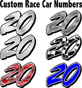 RACE CAR NUMBERS Set #2, NUMBER, IMCA, STREET STOCK, MOD, DIRT SPRINT - Picture 1 of 2