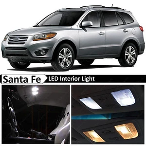 10x White Interior LED Lights Package Kit for 2007-2012 Santa Fe - Picture 1 of 10