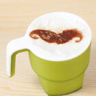 Kaffee Herz Schablone Barista Werkzeug für Cappuccino Latte Kunst Dekor