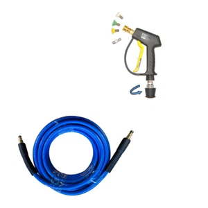 Karcher style 'K' series Rubber Replacement Hose, Short Trigger & nozzle kit - Picture 1 of 4