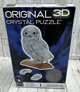 BePuzzled 3D Crystal Puzzle Owl Ages 12 And Up 42 Pieces New