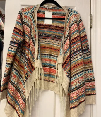 Suéter azteca de YA Los Angeles. Talla única. Ideal para oficina de trabajo de otoño informal Foto 1 de 4