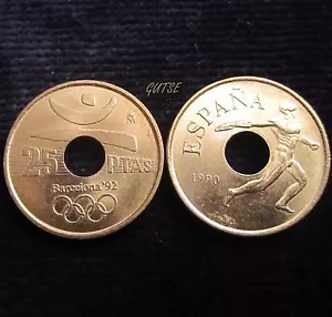 *GUTSE* 25 PESETAS 1990, "EMBLEMA", SIN CIRCULAR. - Picture 1 of 1