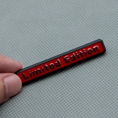 Black Edition Emblem Matte Black Metal LIMITED EDITION Trunk Emblem Badge 12 5cm X - Foto 12