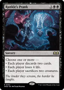 x1 Rankle's Streich WOE MTG 102 SELTEN M/NM 1x - Bild 1 von 1