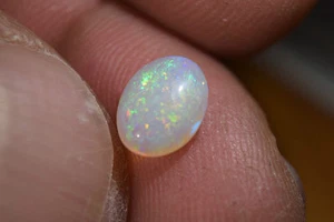 GORGEOUS LARGE PEAR GEMSTONE Australian Coober pedy Solid Natural Opal 1.0 Ct - Imagen 1 de 3