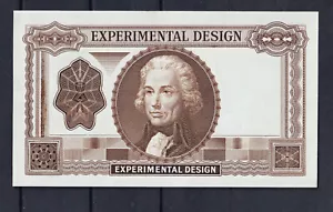 Probebanknote Specimen England Lord Nelson 1955 - Bild 1 von 1