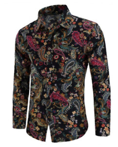 NEW Vintage Style Paisley Shirt * Floral and Paisley Print Men's Shirts