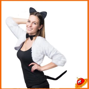 Travestimento Carnevale Halloween Cerchietto Gatta Gattina - Imagen 1 de 1