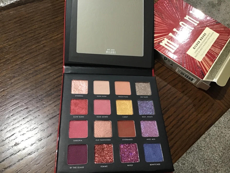 MILANI GILDED ROUGE HYPER PIGMENTED EYESHADOW PALETTE NEW - Image 1 of 1