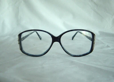 NEW Kenmark Linda Blue & Silver Vintage 1990s Eyeglasses NOS Solstice 90s - Image 1 of 4