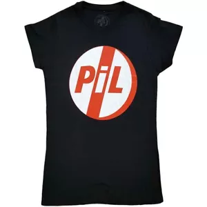 PIL (Public Image Ltd) Logo Short Sleeve Tee Black New - Picture 1 of 1