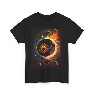 Celestial Tee, Starry Night Shirt, Galaxy T-Shirt, Cosmic Graphic Tee - Picture 1 of 5