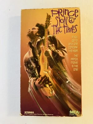 Prince Sign The Times VCR VHS Tape Movie Shelia E. Prince Concert 1988 - Image 1 of 4