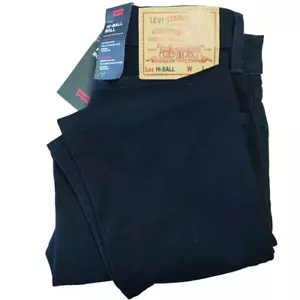 Paar Levis Hi Ball Roll Slim Tapered Fit W26 L schwarz Adv Stretch Denim Jeans - Bild 1 von 4