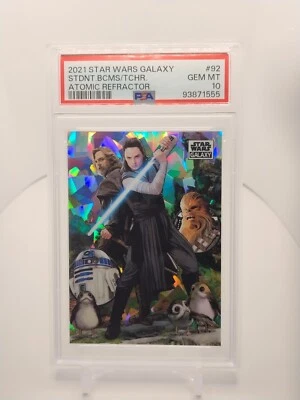 2021 Star Wars Chrome Galaxy  STUDENT BCM TCHR Atomic Refractor 60/150 PSA 10 💎 - Image 1 of 2