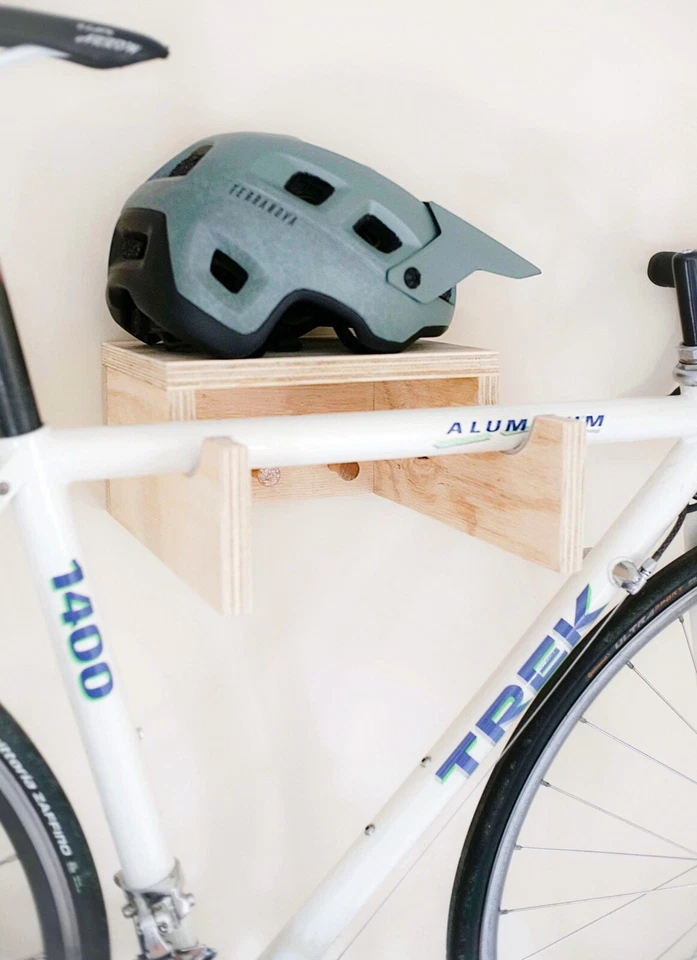 Soporte Bicicleta Pared I Madera Sostenible I Colgador Gancho Bici I Mueble bici - Imagen 1 de 4