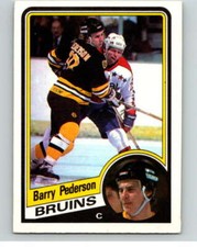 1984-85 O-Pee-Chee #14 Barry Pederson  Boston Bruins V63775