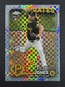 JARED JONES RC 2024 Topps Chrome Update X-Fractor #USC43 Pittsburgh Pirates - Picture 1 of 2